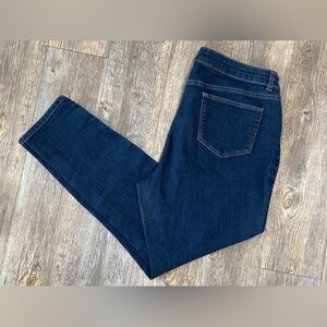 Westport Jeans Size 14 Women's Signature Fit Skinny Stretch Denim Dark RN 63264